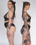 ANDI Black Mesh Cross-Over Brazilian Brief